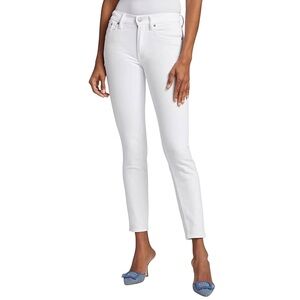 Polo Ralph Lauren Women Jeans Size 27 White Mid Rise Skinny Low Stretch New